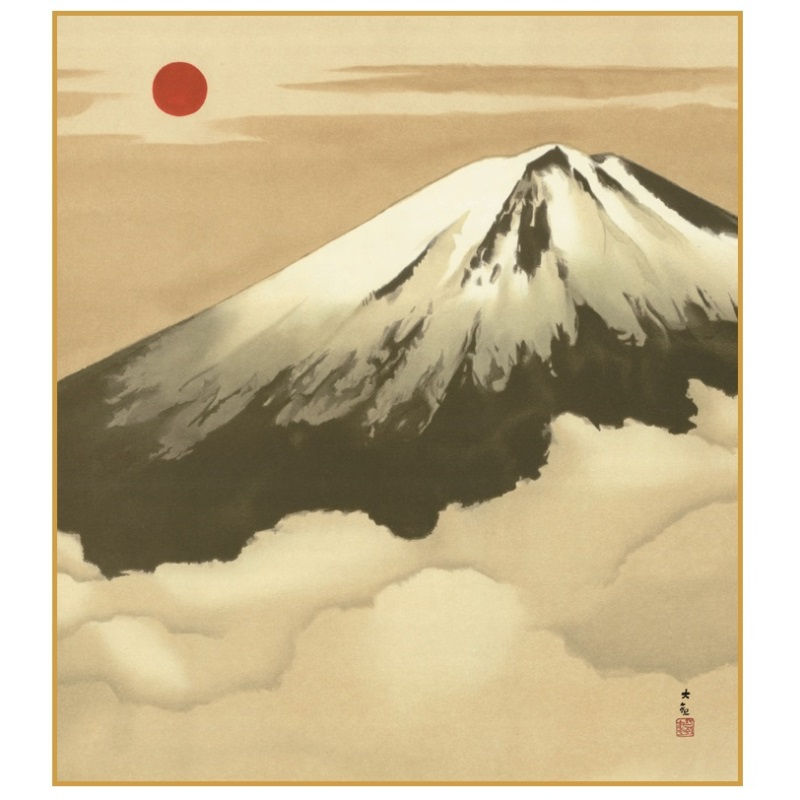 【美品】高砂　秀峰　漆絵　絵画 美品】高砂 秀峰 漆絵 絵画