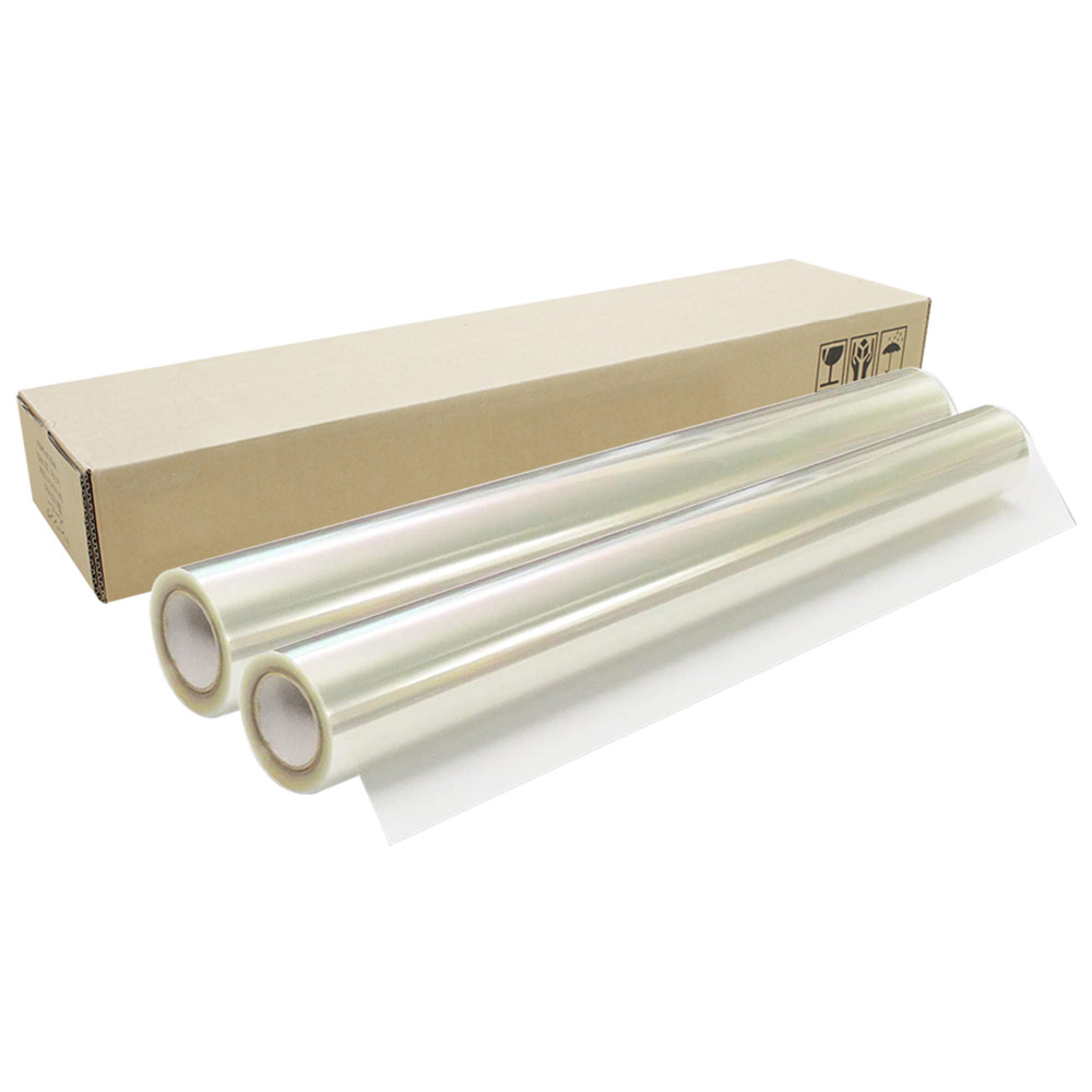 【2本セット】インクジェットロール 透明フィルム 幅1118mm(B0ノビ)×長さ30m 厚0.12mm プロッター用紙 大判ロール紙 大判インクジェット用紙 大判プリンター 大判印刷 ポスター印刷【代引き不可】【沖縄・離島 お届け不可】