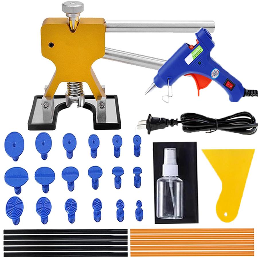 ◆おまけ付き◆デントリペアツールセット　美品 デントリペアツールセット ロッド カードアウェッジ ノック