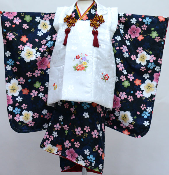 楽天市場】七五三 三歳 女児 被布着物フルセット 日本製 陽気な天使