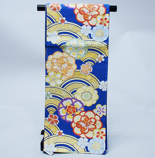 袋帯 合繊 六通 振袖用 両縁縫い上げ済 日本製 新品(株)安田屋 NO36556|安田屋呉服店