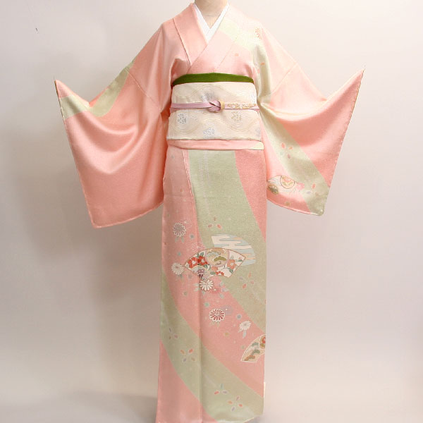 （株）安田屋 新品★正絹御召しもの★短い訪問着仕立てもの売り上げ高★百花繚乱★v235195064
