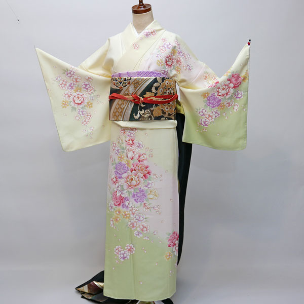 楽天市場】訪問着 正絹 未仕立て オーダーメイド 総柄手染 新品（株