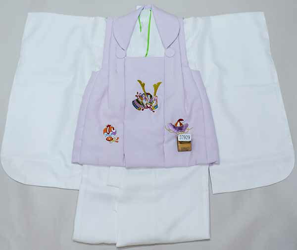 七五三 三歳 男児 被布着物フルセット 刺繍小紋柄 祝着 三才 3歳 3才 男の子 新品(株)安田屋 NO37929