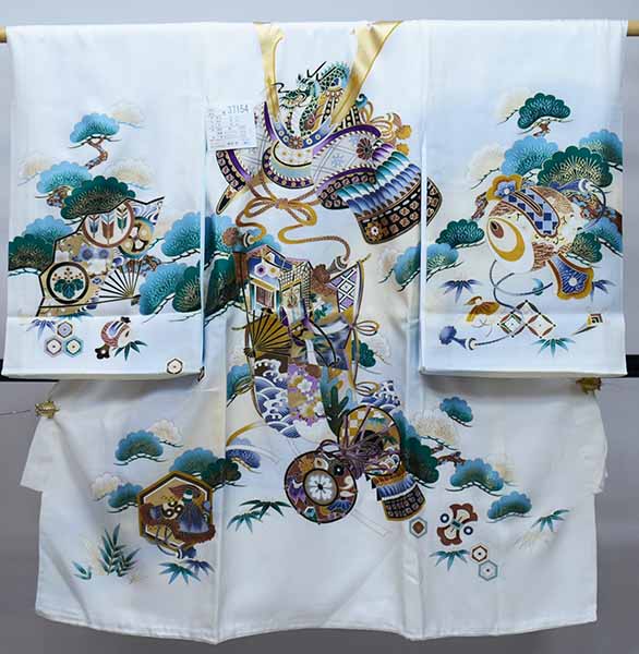 楽天市場】お宮参り 産着 のしめ 男児 男の子 正絹 綸子地 豪華絢爛  