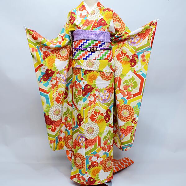 振袖・帯・襦袢 3点セット 成人式 結納 結婚式 新品（株）安田屋 NO37986｜安田屋呉服店