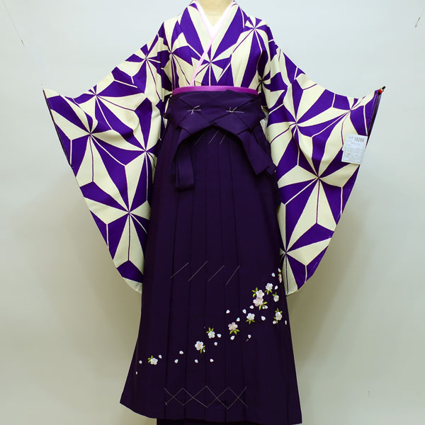 二尺袖 袴フルセット 陽気な天使 ショート丈 水色 袴変更可 NO36869の+