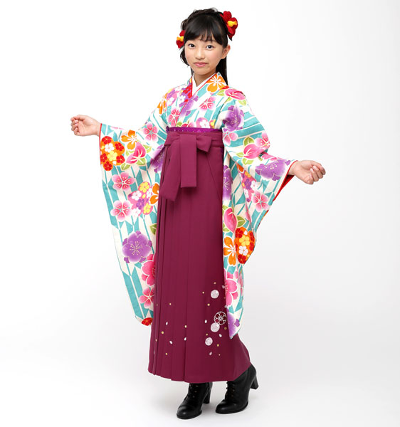 着物袴セット ジュニア用 145cm~154cm 小町 卒業式にどうぞ! 新品 (株)安田屋 o258795180|安田屋呉服店