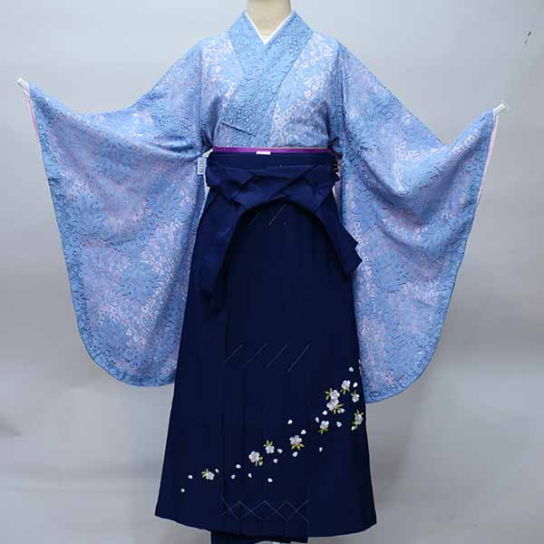 陰山織物謹製 二尺袖 着物 袴フルセット 和遊日 袴変更可能 卒業式