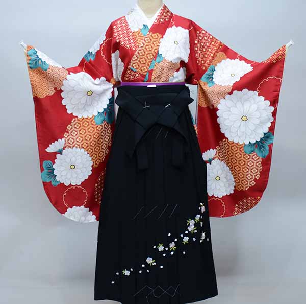 楽天市場】二尺袖 着物 袴フルセット 和風館 日本製 着物丈は着付けし 