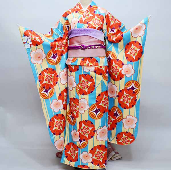 振袖・帯・襦袢3点セット 和遊日 wayu-bi 成人式 新品（株）安田屋 NO37563｜安田屋呉服店