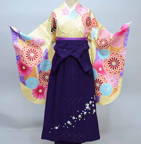 楽天市場】二尺袖 着物 袴フルセット From KYOTO 着物丈は着付け