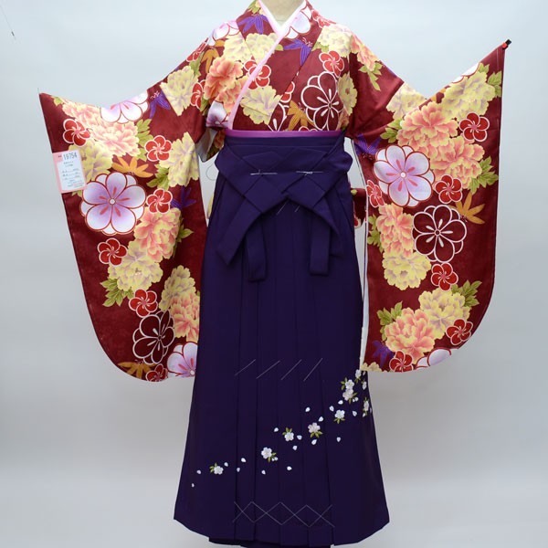 二尺袖 袴フルセット ジュニア用へ直し 135～150cm 赤色 袴変更可能 楽天市場】【豪華安心袴4点セット】 華やかB ジュニア 袴セット