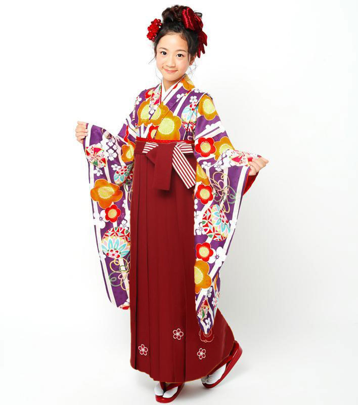 着物袴セット ジュニア用 145cm～154cm 着物ブランド：小町 卒業式にどうぞ！ 新品 （株）安田屋 NO34313｜安田屋呉服店