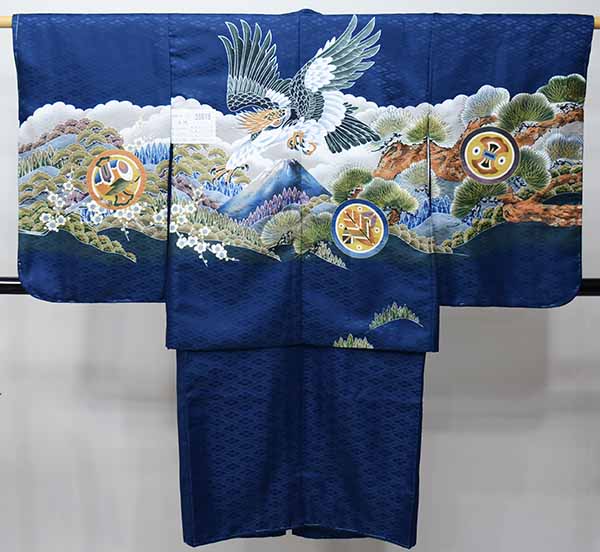 楽天市場】七五三 五歳 男児 羽織・着物・襦袢3点セット M寸 豪華絢爛
