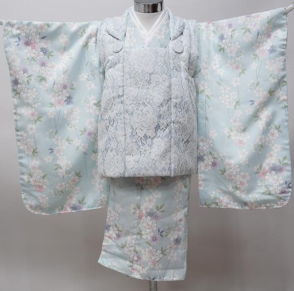 楽天市場】七五三 三歳 女児 被布コート 着物 長襦袢 3点セット 赤色