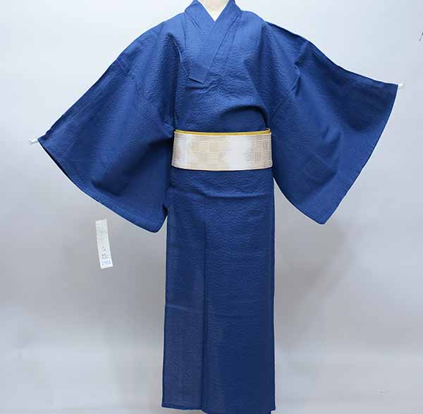 激安 浴衣 しじら織 男性用 M Lサイズ 紺地 綿100 ゆかた単品 新品 株 安田屋 No 激安 浴衣 しじら織 男性用 M Lサイズ 紺地 綿100 ゆかた単品 新品 株 安田屋 No