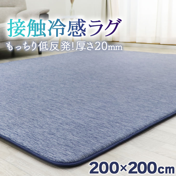 楽天市場】【48%オフクーポン】 ラグマット 夏用 接触冷感