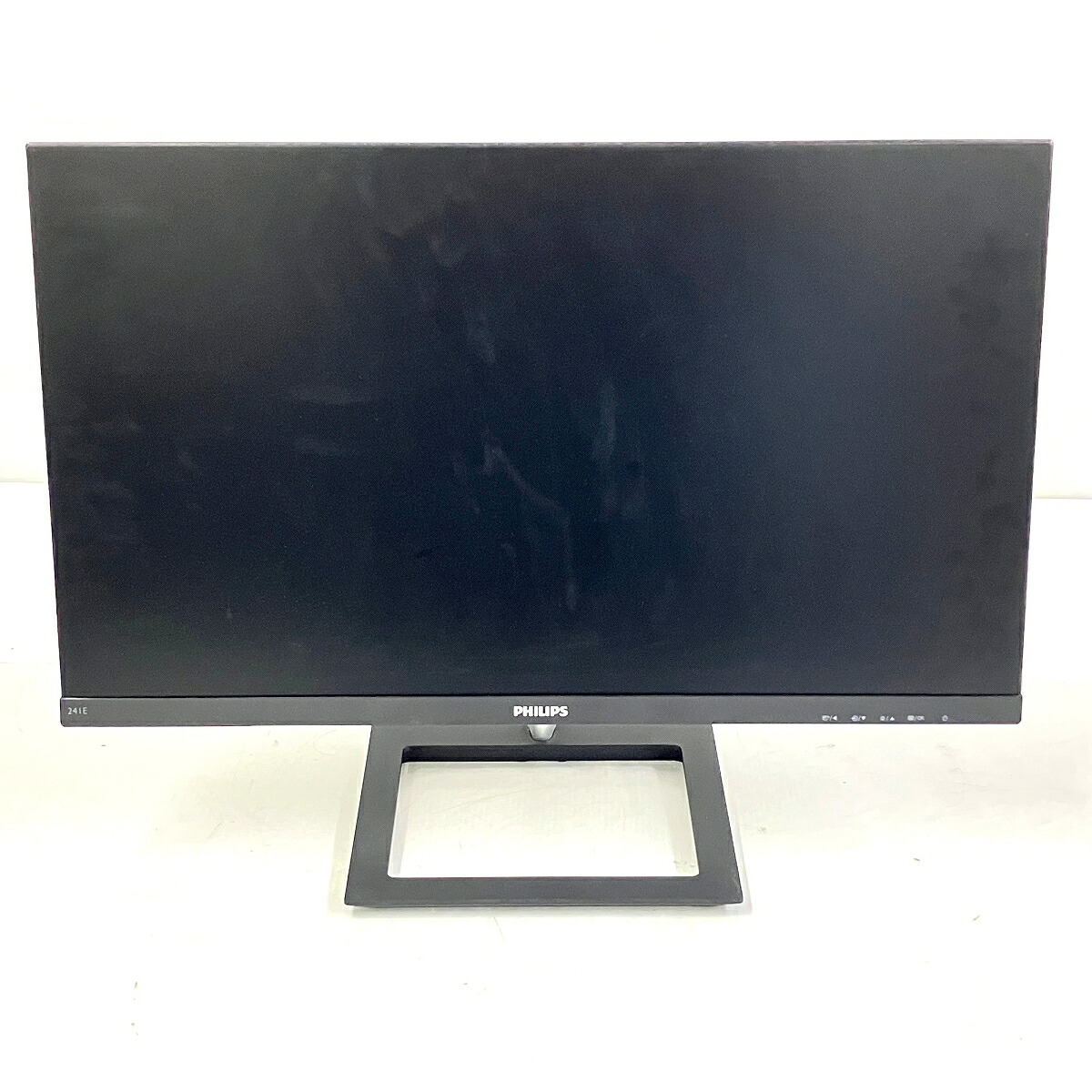【中古】 PHILIPS 241E1D/11 23.8型 広広とした 液晶 管する 見せびらかす パソコン境界線の外側機材  T11198045 パソコン・周辺機器-ディスプレイ