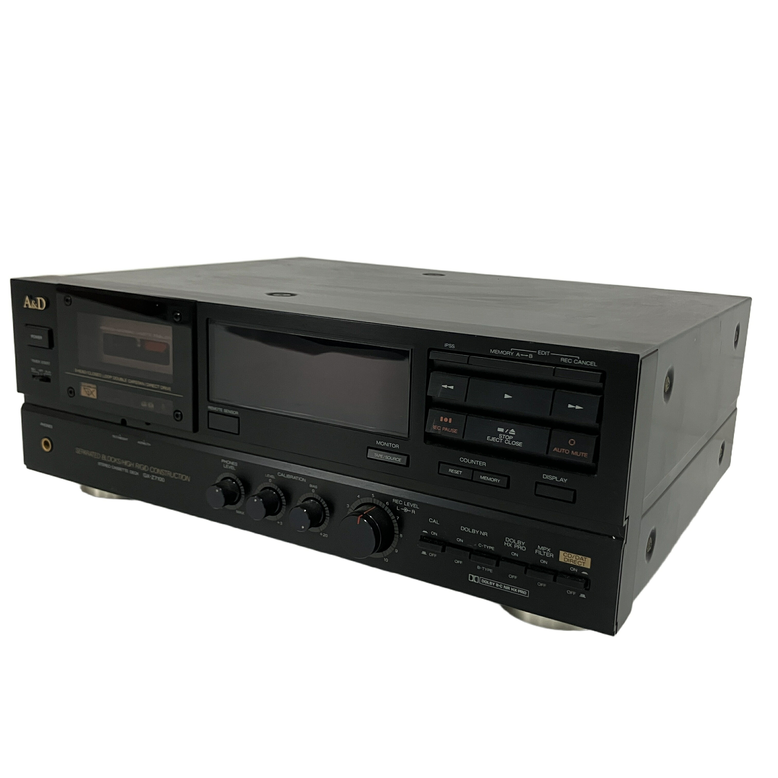 【中古】  A\u0026amp;D GX-Z7100 テープ甲板 響き機具 オーディオ ジャンク  B11130259 オーディオ-コンポ用拡張ユニット
