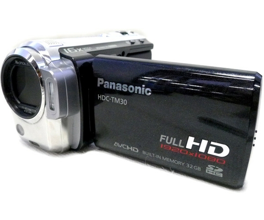 【楽天市場】【中古】 Panasonic デジタル ハイビジョン ビデオ カメラ HDC-TM30-K 付属品有 32GB SDカード対応 S1988680：ReRe（安く買えるドットコム）