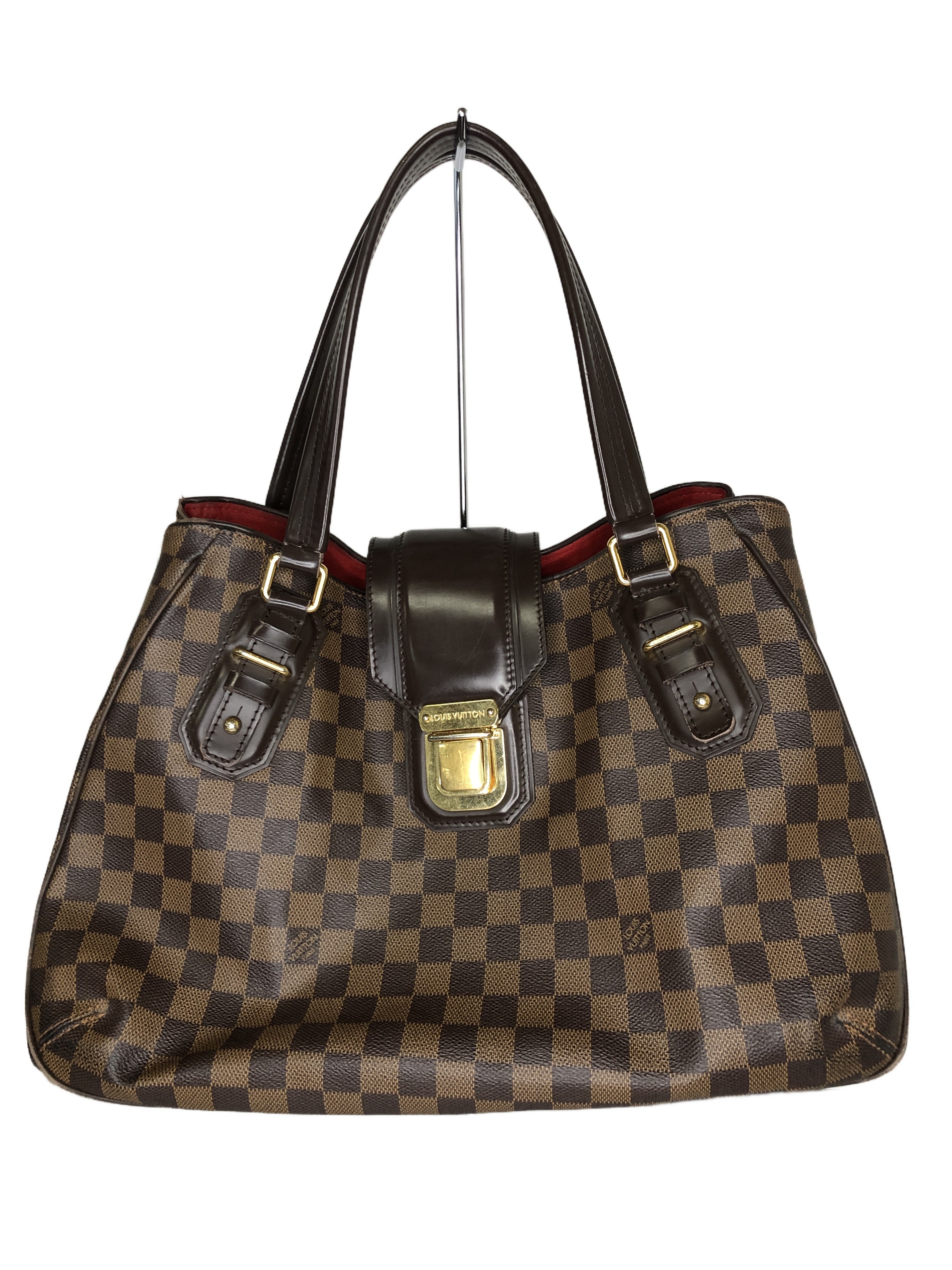 【中古】 LouisVuitton ルイヴィトン N48108 ダミエ グリート ハンドバック トートバッグ 肩肉 エベヌ T11220857