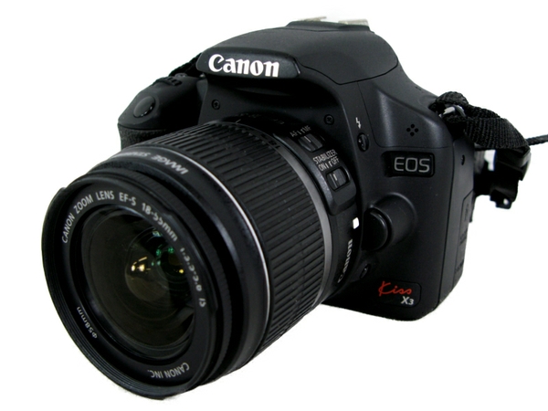 【楽天市場】【中古】 Canon キヤノン EOS Kiss X3 EF-S 18-55mm IS デジタルカメラ デジカメ 一眼レフ レンズ