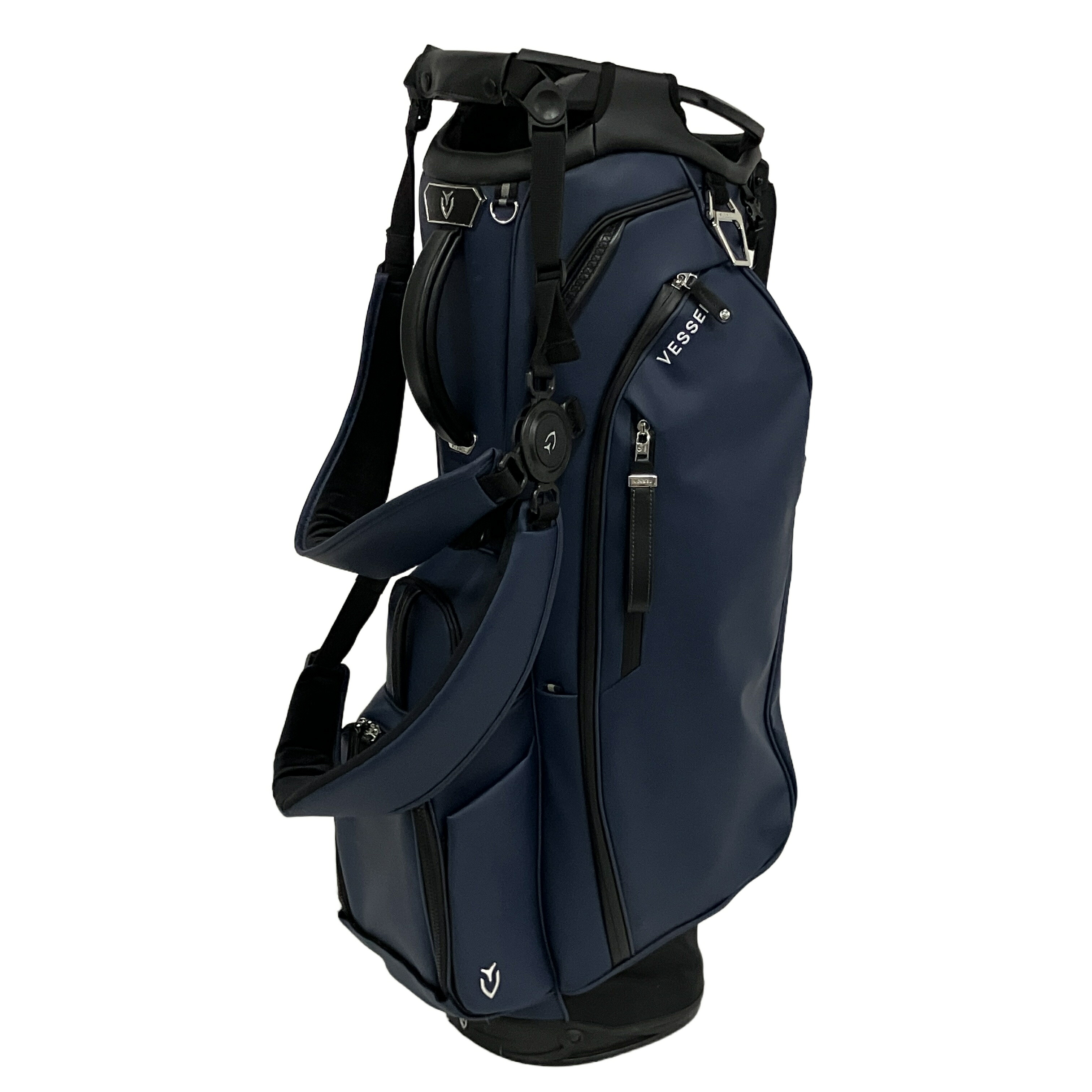 美品 【中古】 VESSEL PLAYER 5.0 PRO 照明ランプ キャディバッグ ゴルフ御徒面子 9.5型 ベゼル ゴルフ装置 中古 美品  B11284153