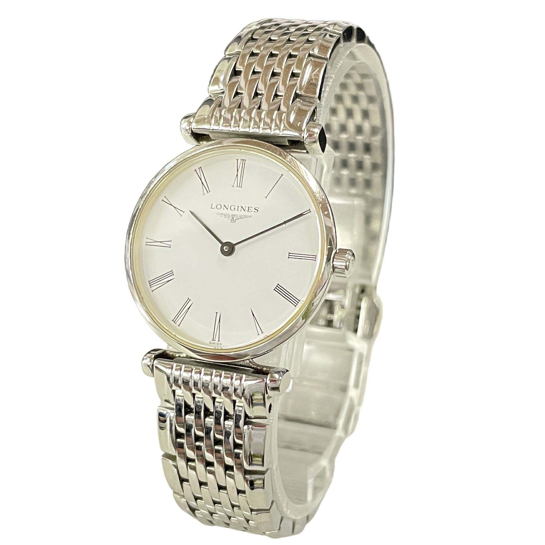 【中古】 ロンジン LONGINES ラ グラン 古典派音楽 ドゥ ロンジン L4.209.4 石英 レディース ウオッチ 持ち合い品  T11224501