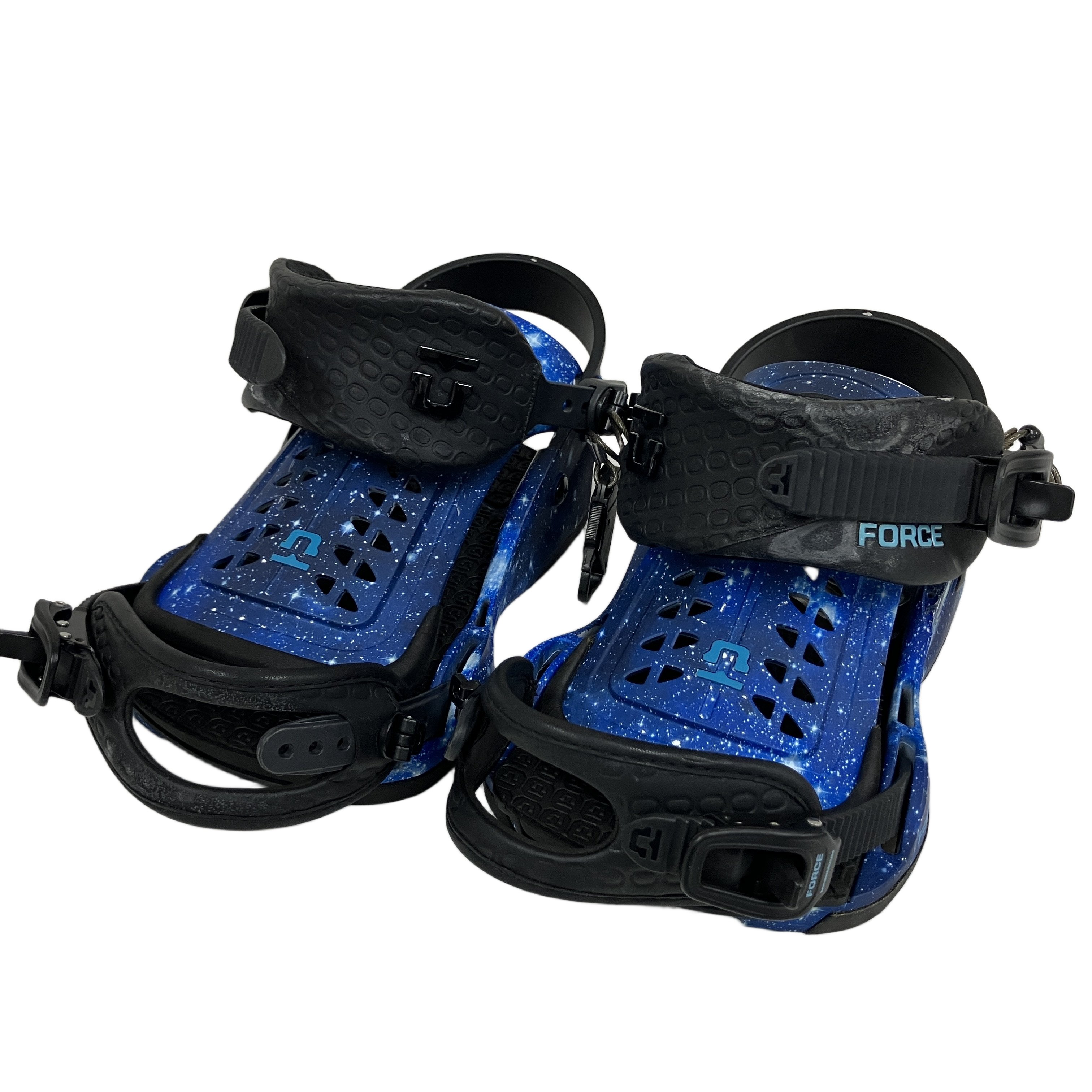 【中古】 UNION FORCE スノーボード ビンディング M/L サイズ ブルー ユニオン フォース バインディング スノボ O10955778