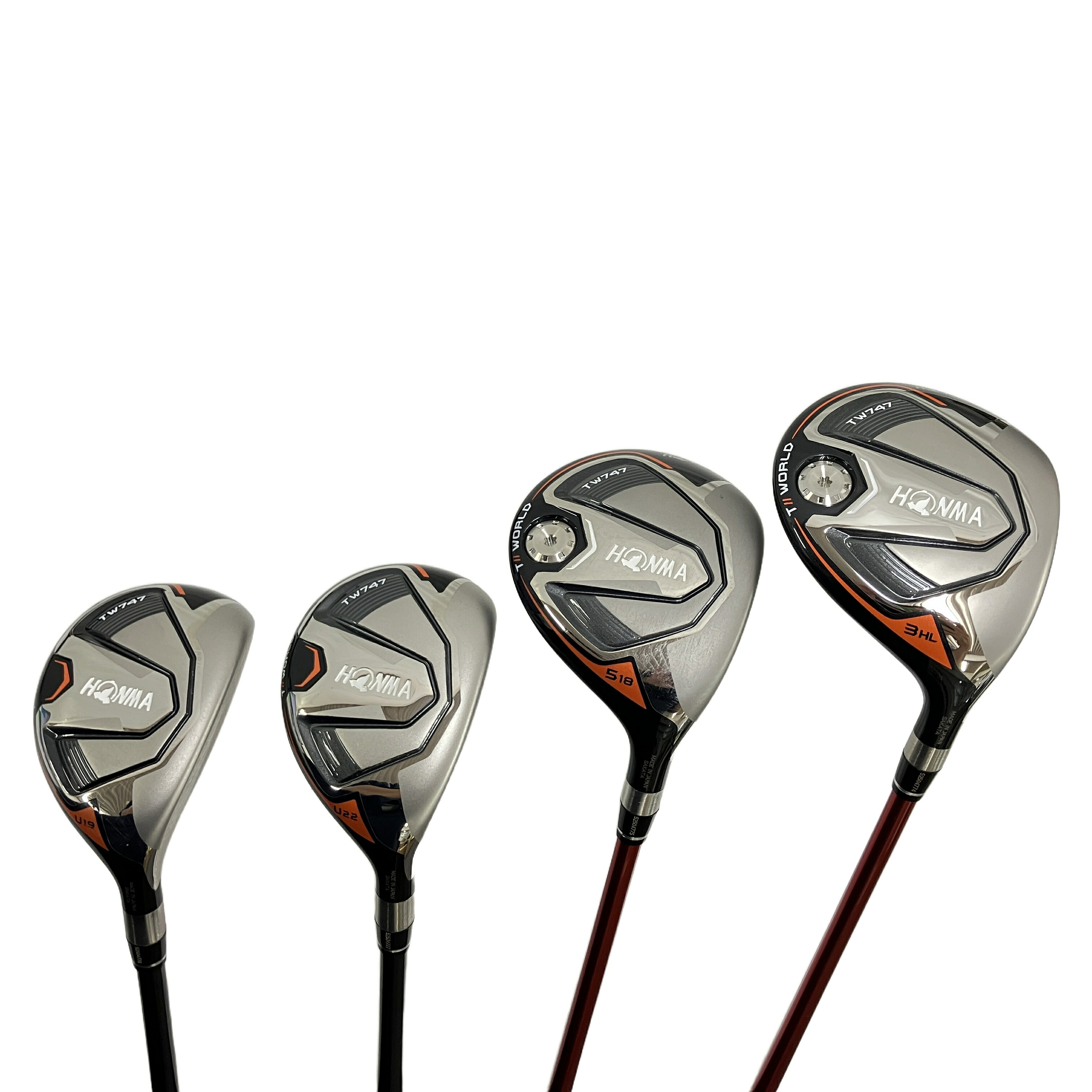 【中古】 HONMA TW747 UT /3HL 5 U22 U19 VIZAD UT-H7 FD-6S ありがた味 4本おまとめ ホンマ  T11316649