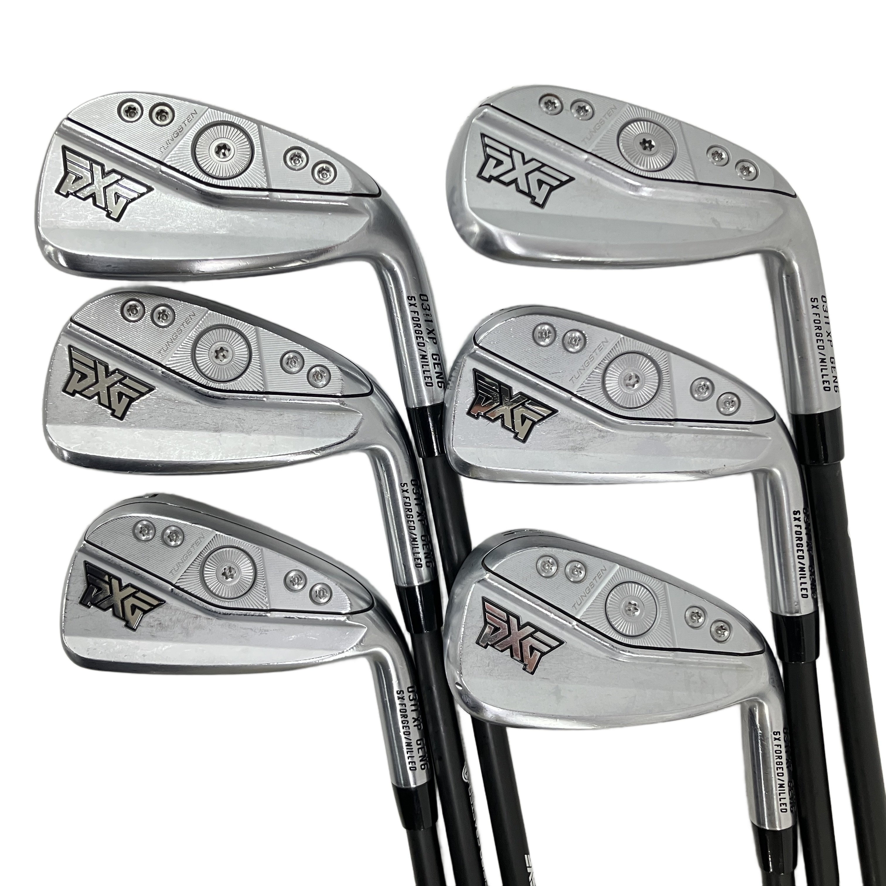 【中古】 PXG 0311XP GEN6 6本セット シャフト 三菱ケミカル VANQUISH アイアン ゴルフ スポーツ アウトドア 中古 H11107686