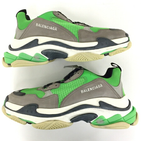 トップ Balenciaga 中古 美品 バレンシアガ Y 28 5cm 43 スニーカー メンズ トリプルエス S Triple スニーカー