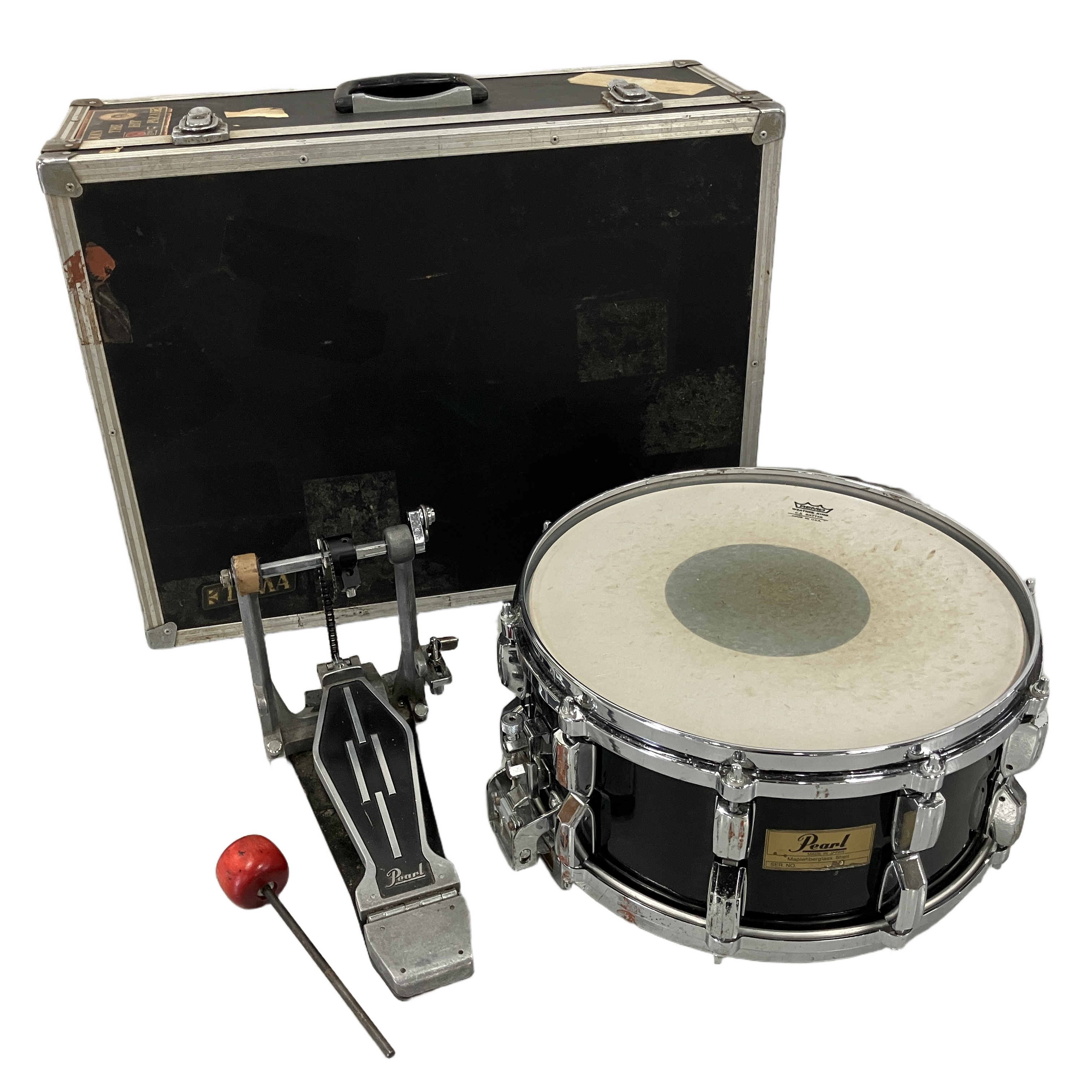 【中古】 Pearl Maplefiberglass Shell 14/35cm キックペダルセット パール スネアドラム B11138301