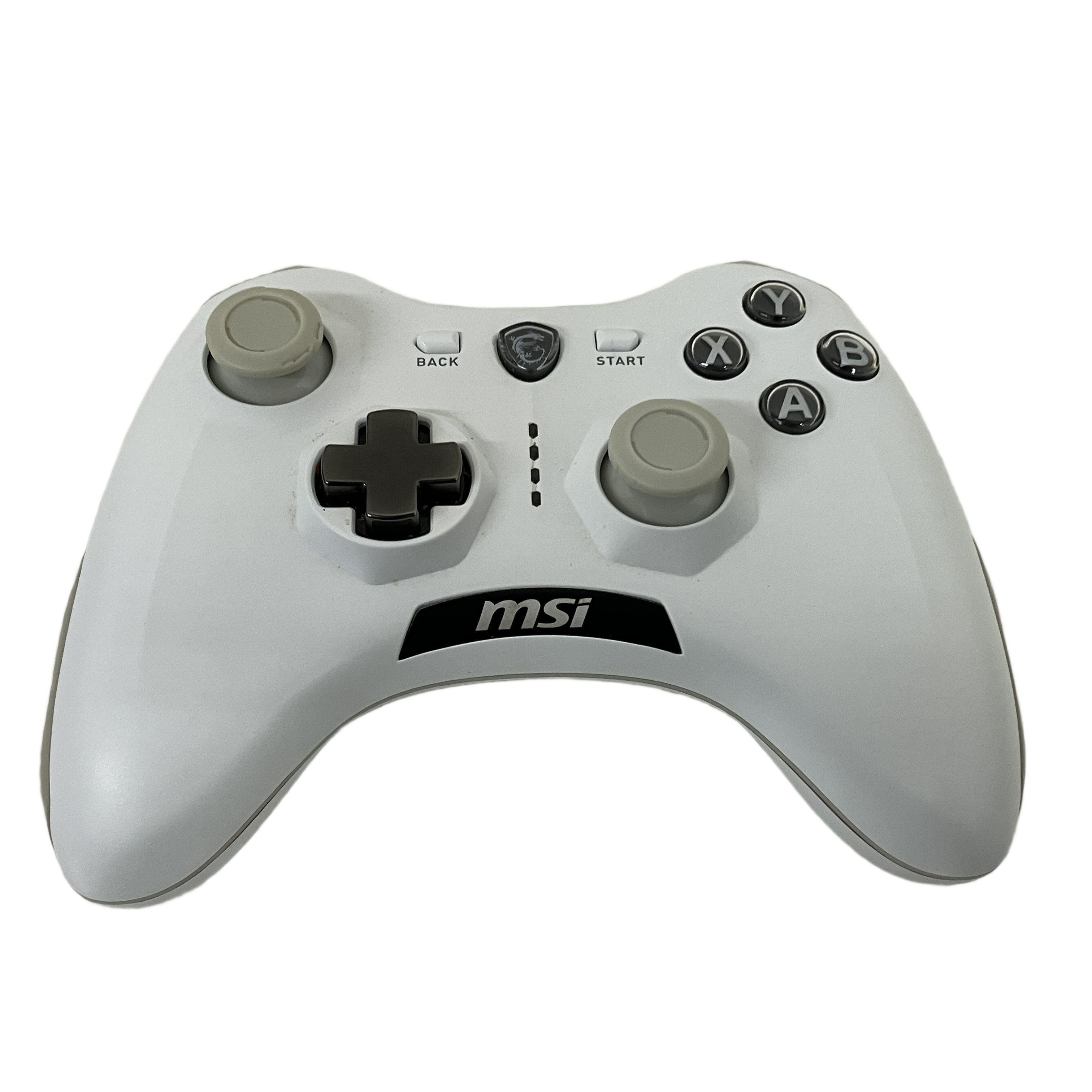 【中古】 MSI FORCE GC30 V2 WHITE ワイヤレスコントローラー ゲーミングコントローラー ホワイト T11078487