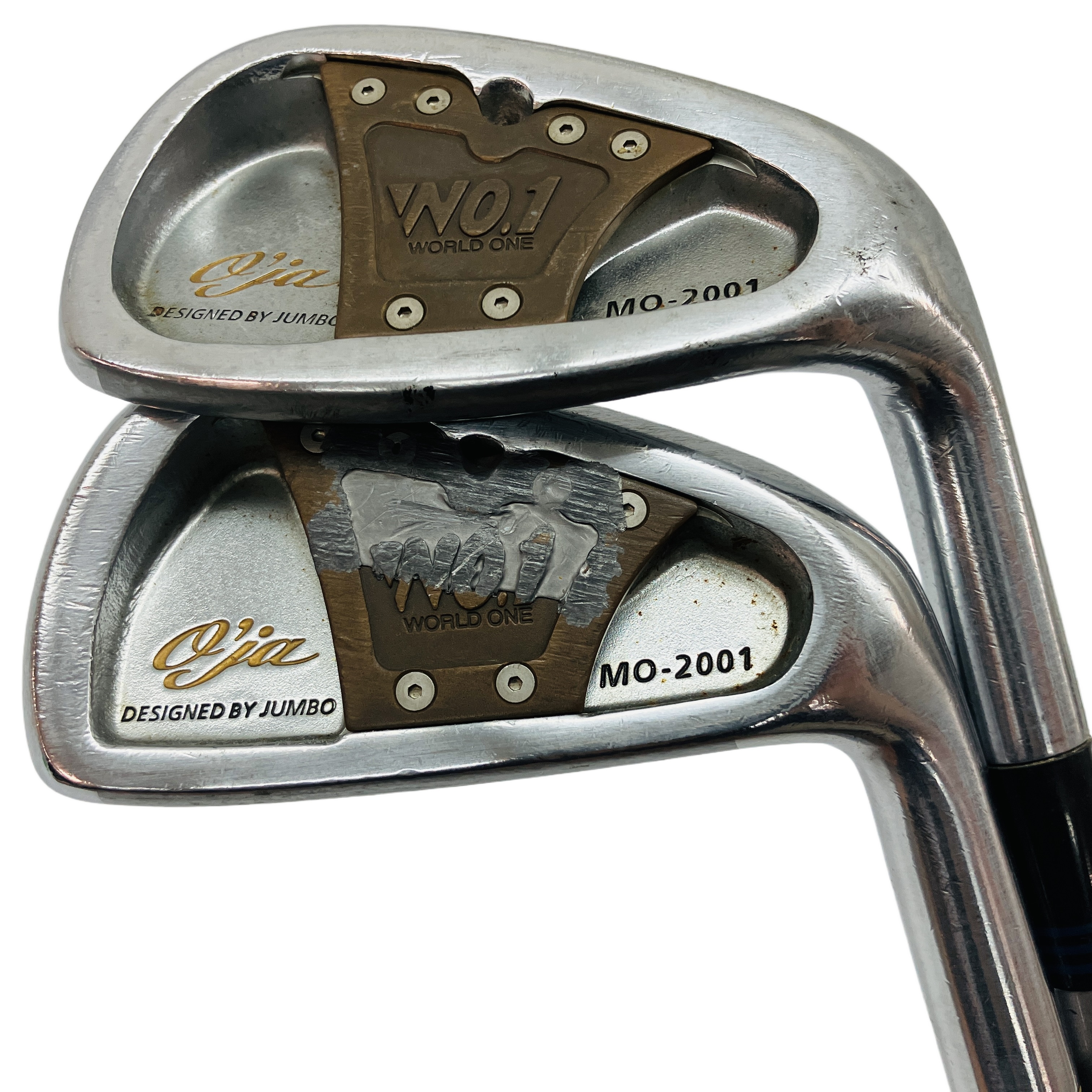【中古】 Oja MO-2001 DESIGNED BY JUMBO MK-2.8-S  アイアン 7/P 2本書き割り ゴルフ野球クラブ  C11288815