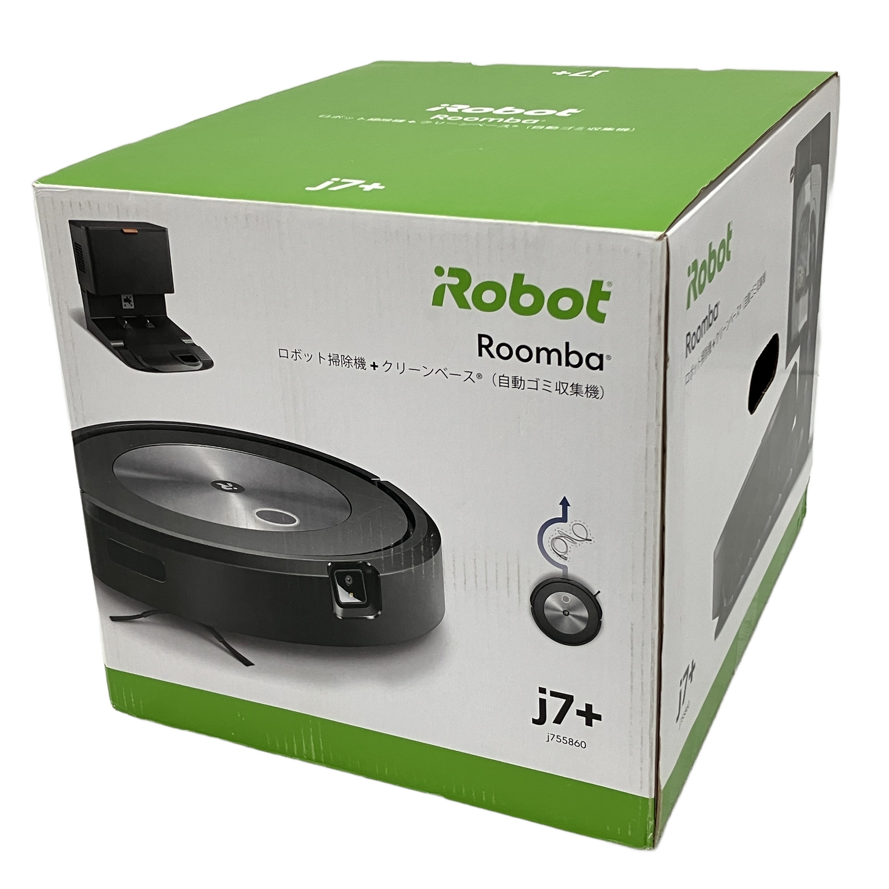 未使用 【中古】 iRobot Roomba j7+ j755860 ロボット掃除機 アイロボット 家電 H11049066