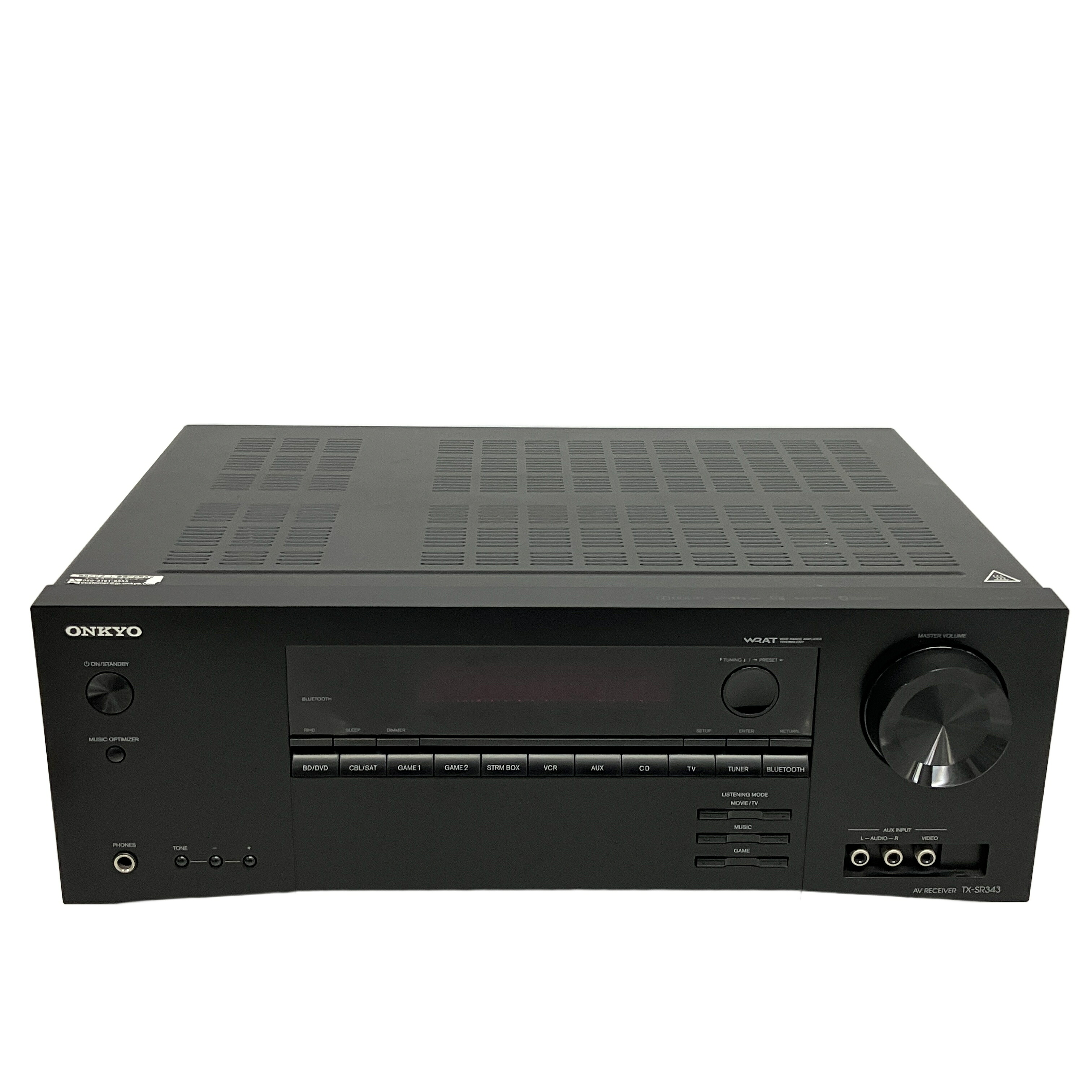 【中古】 ONKYO TX-SR343 AV受信システム AVアンプリファイアー 物音装置 ※訳あり  T11260276
