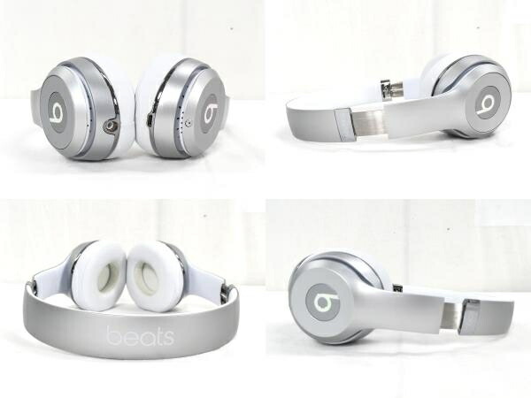 中古 Beats Solo 3 Wireless Silver Mneq2pa A ヘッドフォン W septicin Com