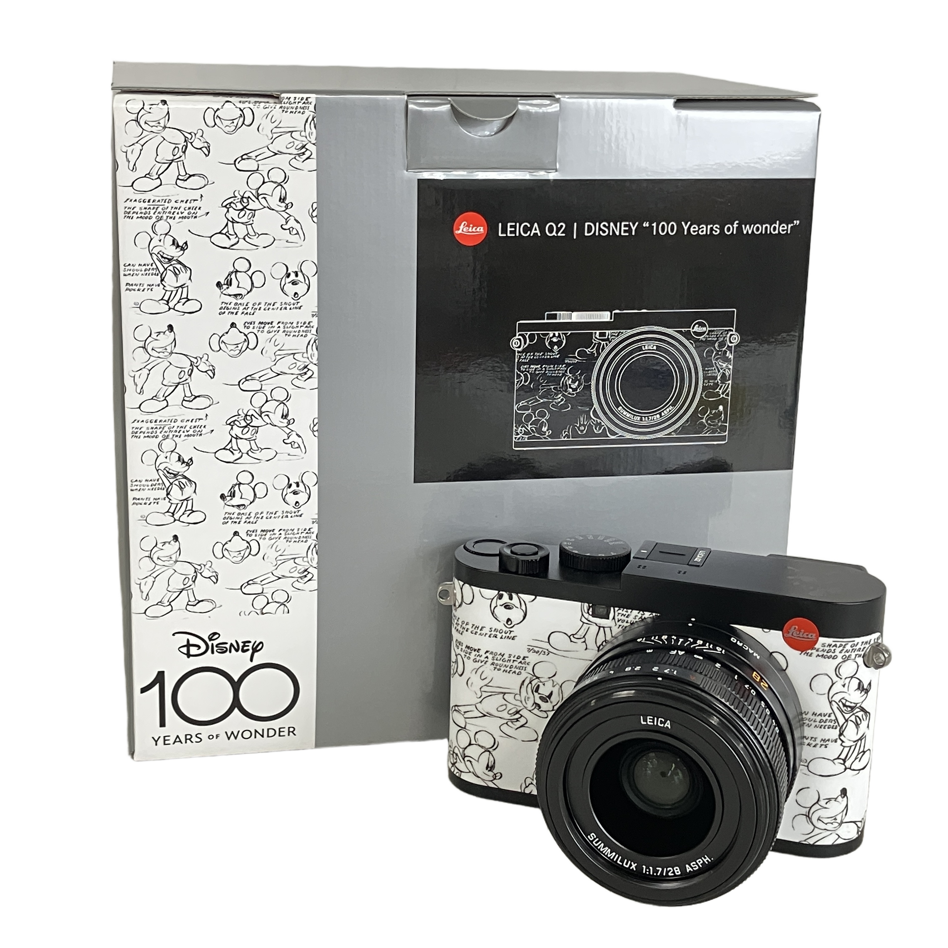 美品 【中古】 Leica ライカ Q2 DISNEY 100 Year of wonder 19 092 Type No.4889  ウォルトディズニー100周年押さえるひな形 中古 美品  Y11260963