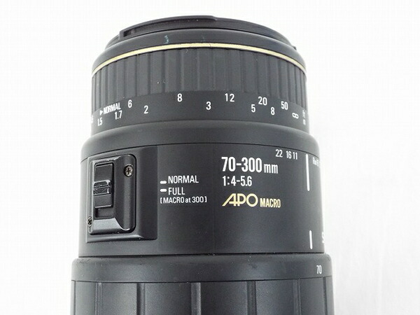 楽天市場 中古 中古 良好 Sigma Apo 70 300mm F4 5 6 Dg Macro Sony A Aマウント系 望遠 ズーム レンズ Af W Rere 安く買えるドットコム