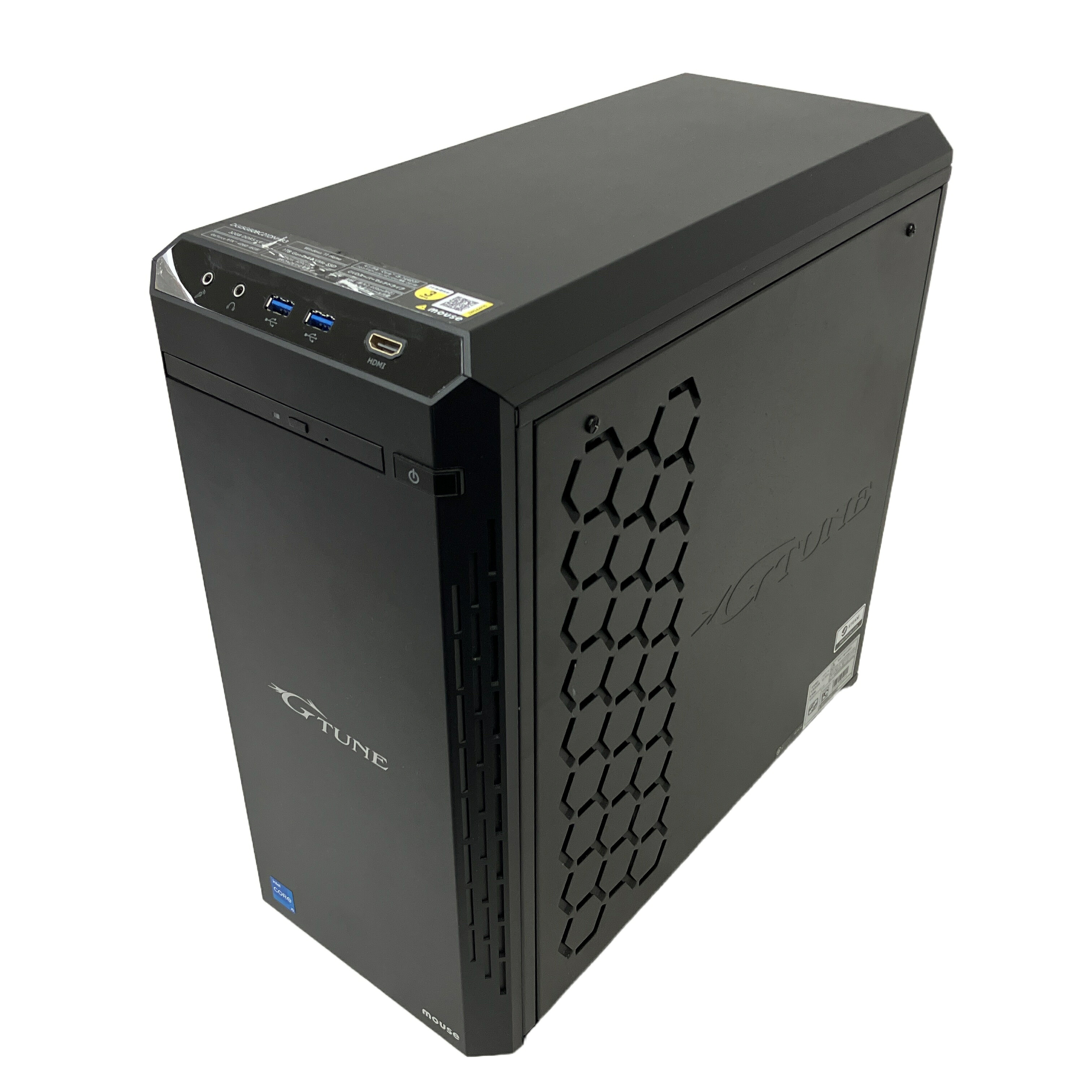【中古】 Mouse G-TUNE DGI5G60BC21DNHB3 事務机いの一番 マイコン i5 14400F 32GB SSD 1肺結核 RTX 4060 win11 中古  M11291692