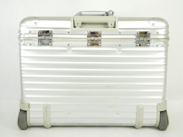 楽天市場 中古 Rimowa リモワ パイロットトローリー トパーズ 928 51 シルバー 46l スーツ キャリー ケース 2輪 N Rere 安く買えるドットコム