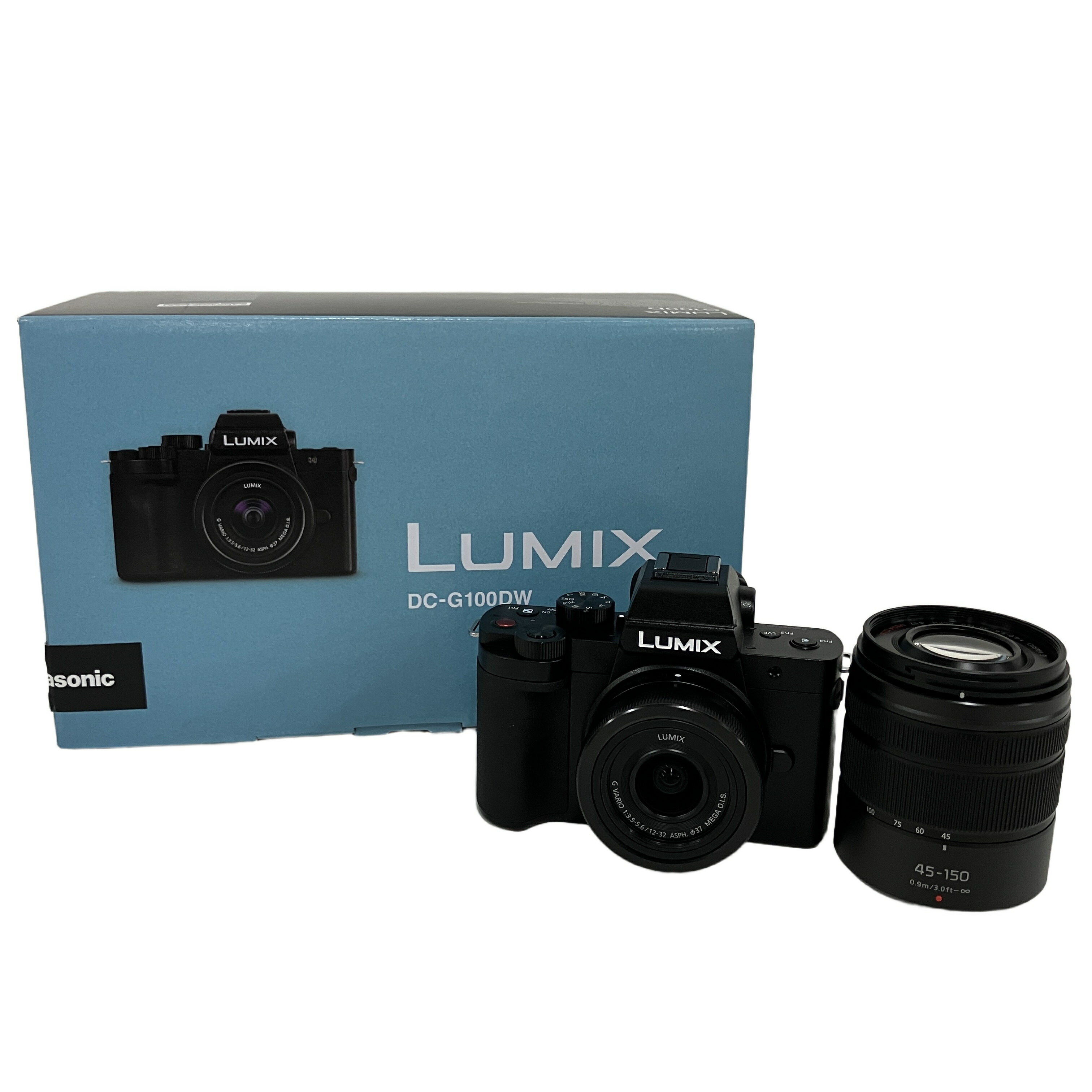 未使用 【中古】 Panasonic LUMIX DC-G100DW-K デジタル一眼 カメラ レンズキット パナソニック Kキット 開封 未使用 B11143636