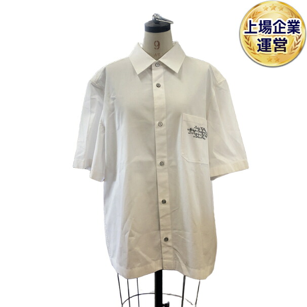 【中古】 ルイ・ヴィトン LOUIS VUITTON NIGOコラボレーションモデル エンベリッシュド ショートスリーブシャツ 1AIMIG Lサイズ メンズ T10963741