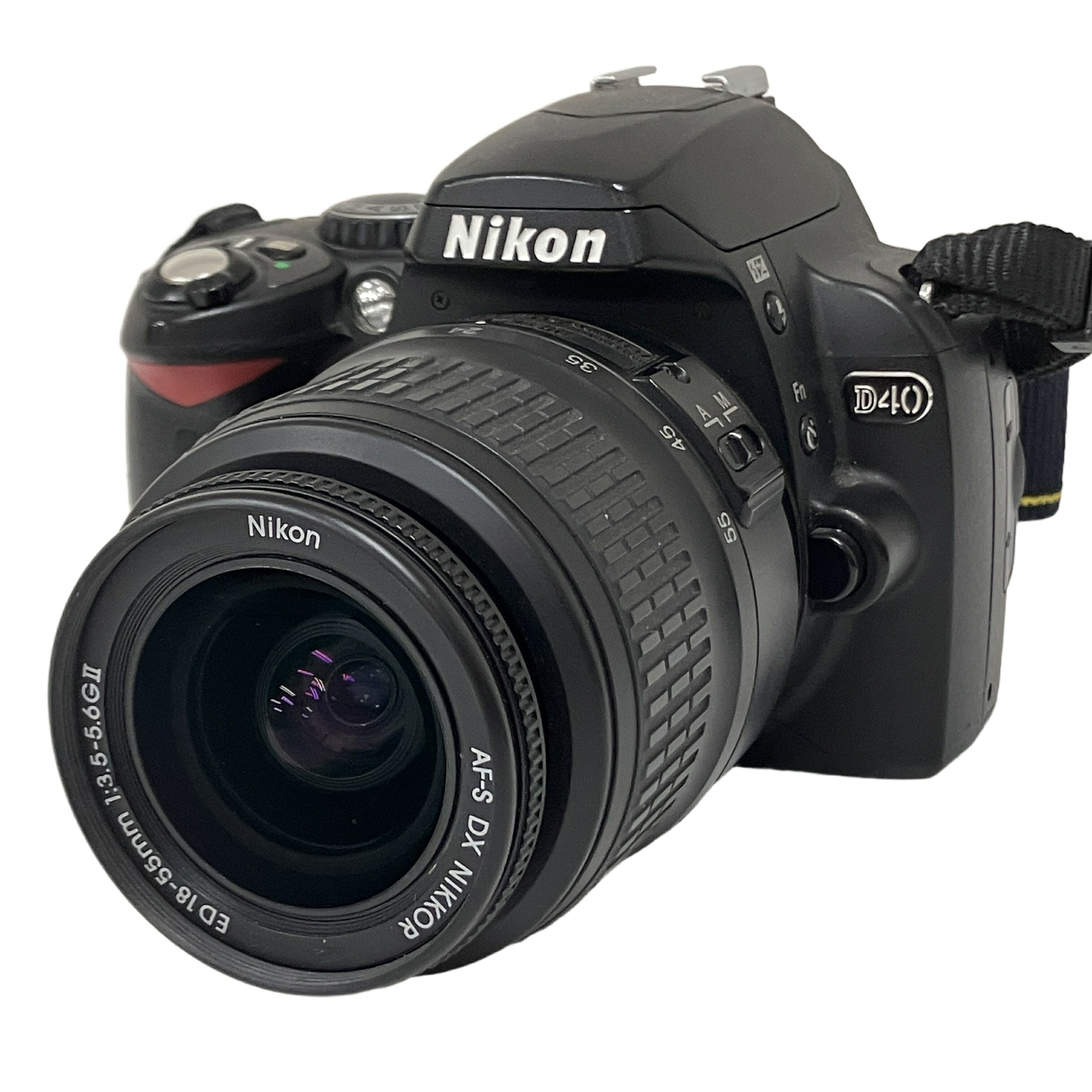 【中古】 Nikon D40X 18-55粍 水晶体一揃いの道具 ニコン デジタル一眼二眼レフ CCD検出器 中古  O11324132