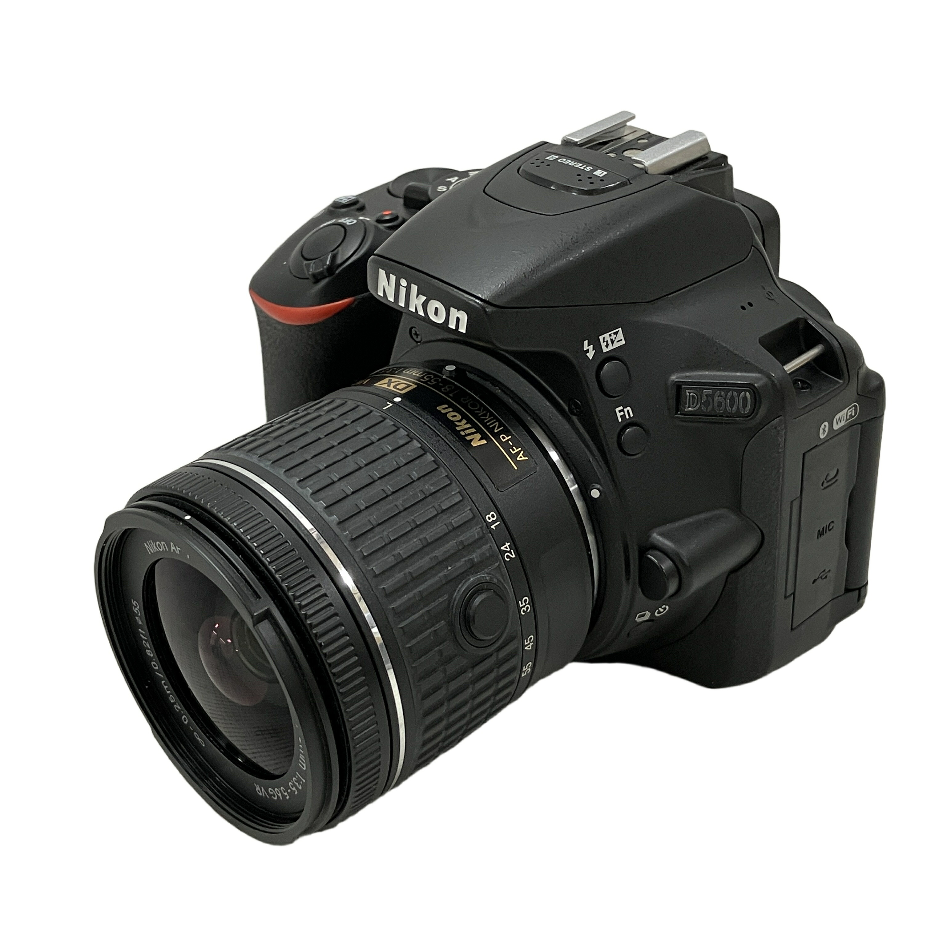 【中古】 Nikon D5600 AF-P DX VR NIKKOR 18-55粍 F3.5-5.6G 水晶体一揃いの道具 デジタル一眼 一眼レフ 写真機 ニコン 中古  H11204370