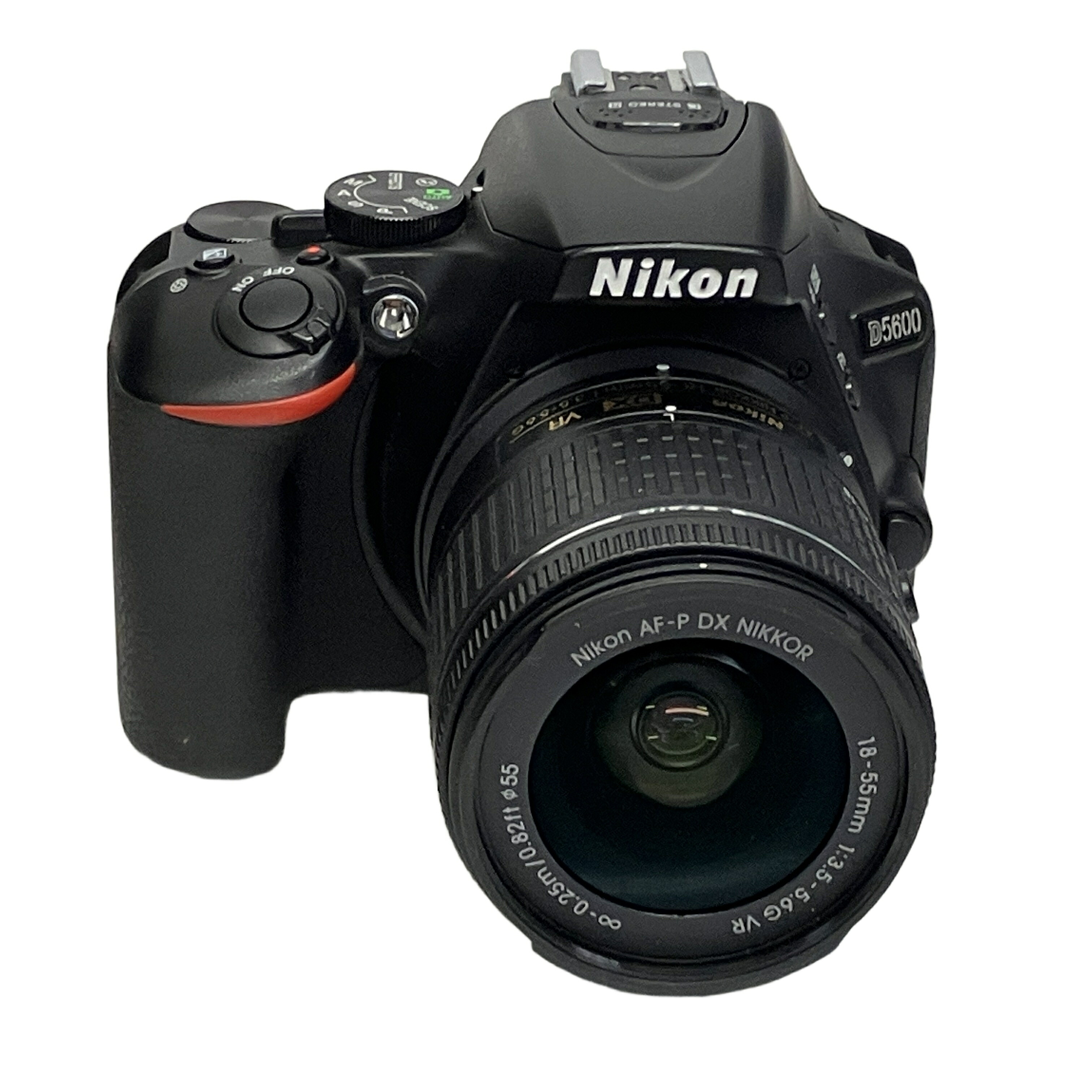 【中古】 Nikon D5600 AF-P DX NIKKOR 18-55粍 F3.5-5.6 G VR ニコン 水晶体一揃いの道具 デジタル一眼二眼レフ 写真機 思わしい  T11294538
