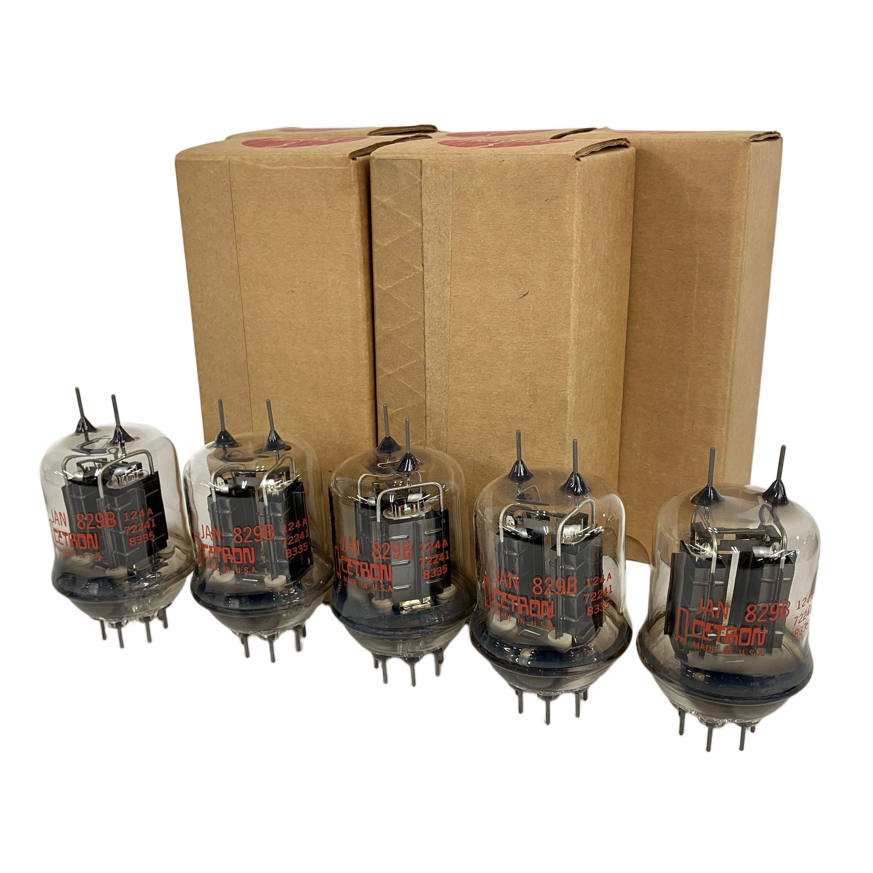 【中古】CETRON 829B 真空管 5本セット 電子部品 音響機材 ジャンク Y11085672