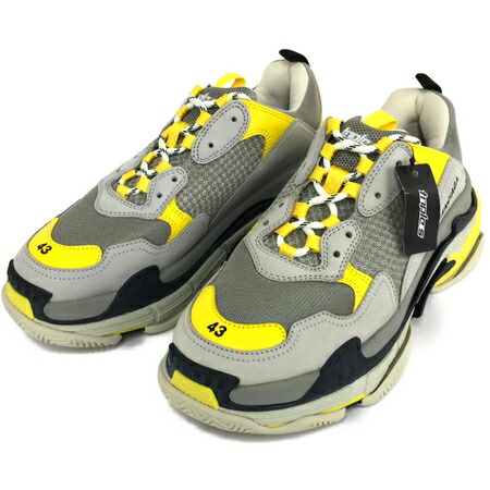 5年保証 Balenciaga 中古 美品 バレンシアガ Y 28 5cm 43 スニーカー メンズ トリプルエス S Triple スニーカー